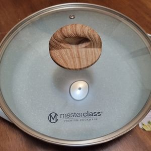 Masterclass Premium Cookware 9.5 Low Casserole Speckled Blue 2.6 QT